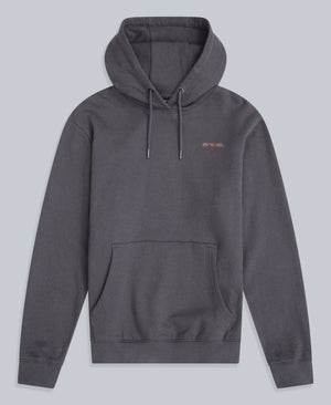 Nick Mens Heavyweight Hoodie - Dark Grey