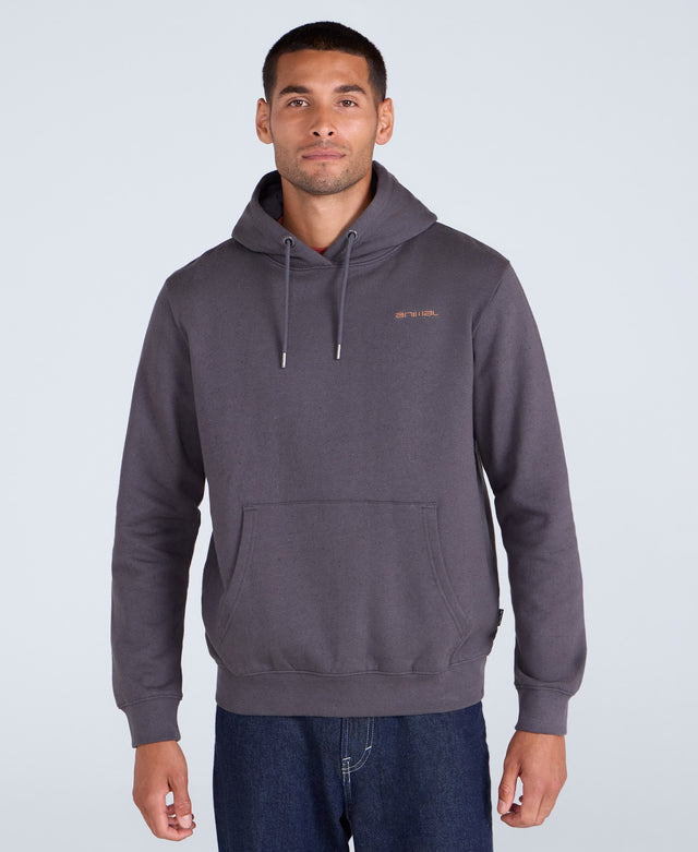 Nick Mens Heavyweight Hoodie - Dark Grey