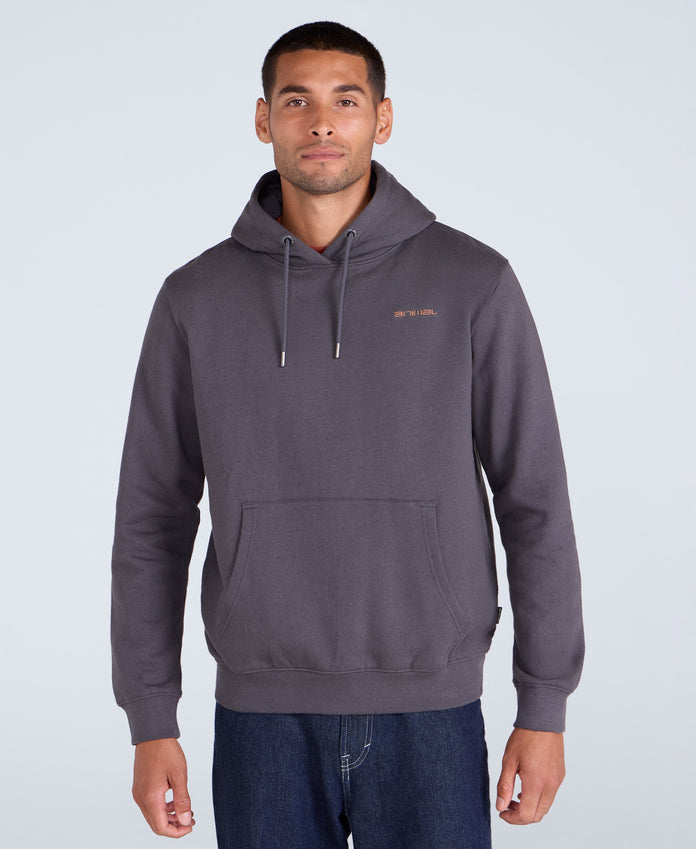 Nick Mens Heavyweight Hoodie - Dark Grey