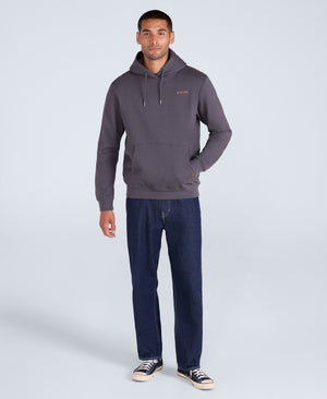 Nick Mens Heavyweight Hoodie - Dark Grey