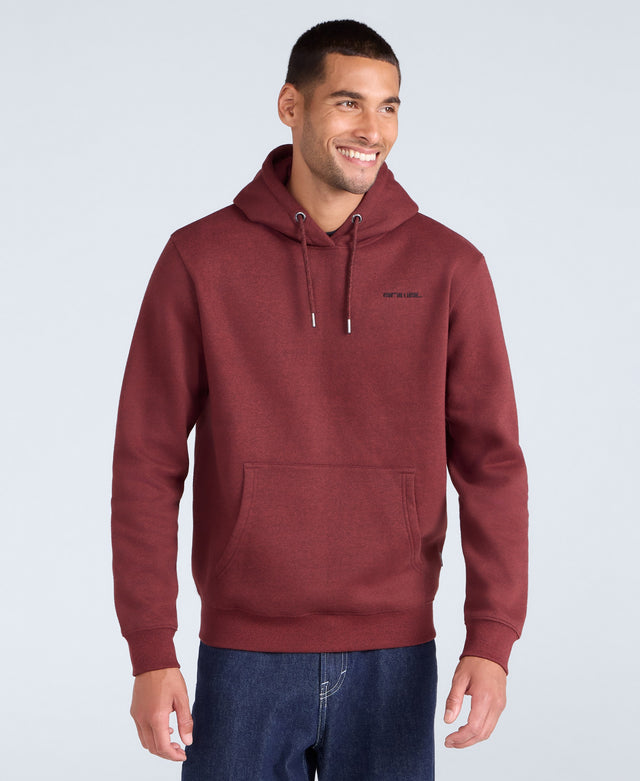 Nick Mens Heavyweight Hoodie - Red