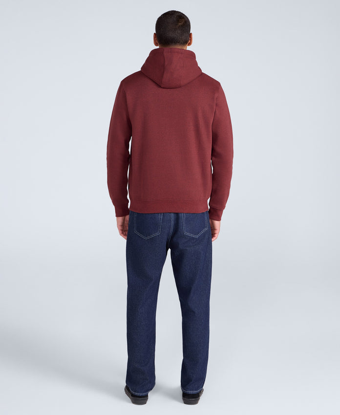 Nick Mens Heavyweight Hoodie - Red