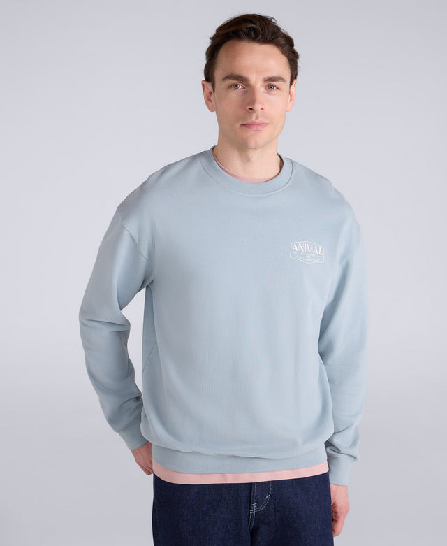 Jonah Mens Sweatshirt - Bright Blue