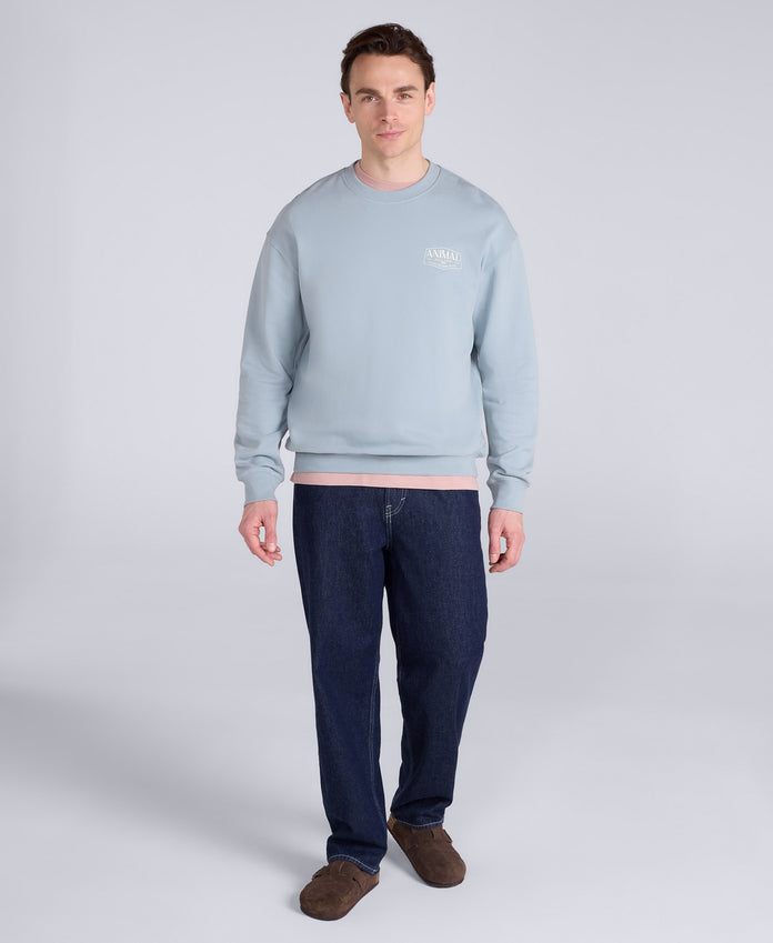 Jonah Mens Sweatshirt - Bright Blue