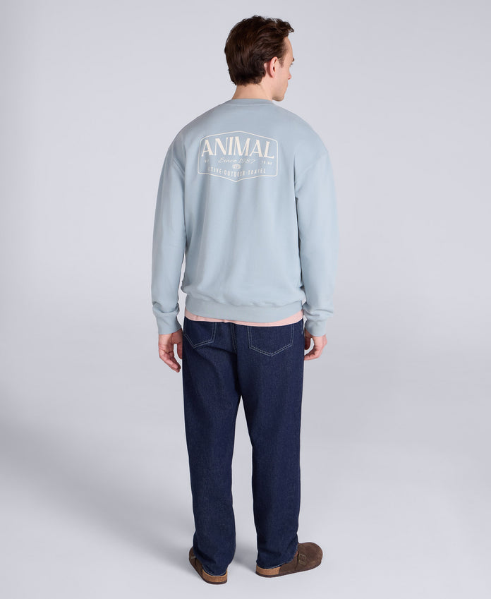 Jonah Mens Sweatshirt - Bright Blue