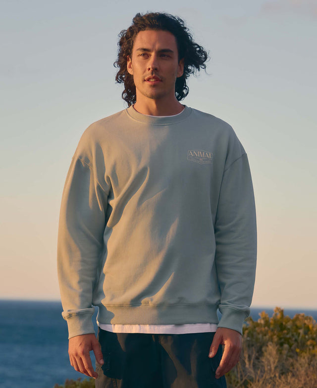 Jonah Mens Sweatshirt - Bright Blue