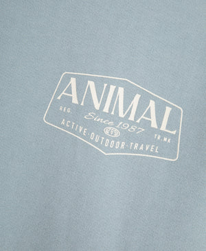 Jonah Mens Drop Shoulder Sweatshirt - Bright Blue
