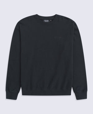 Jonah Mens Drop Shoulder Sweatshirt - Black