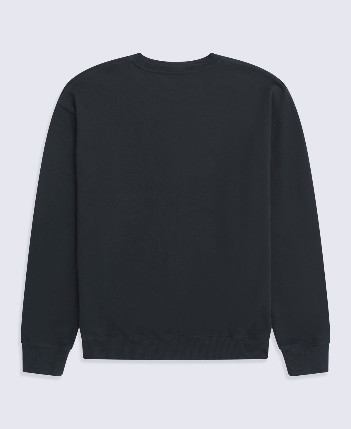 Jonah Mens Drop Shoulder Sweatshirt - Black