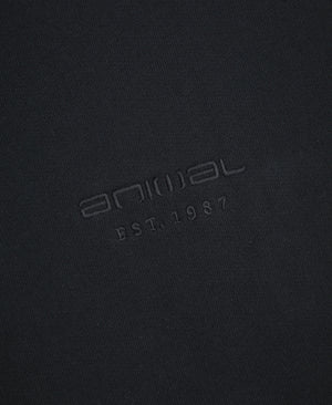 Jonah Mens Drop Shoulder Sweatshirt - Black