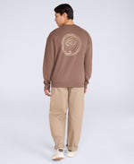 Jonah Mens Sweatshirt - Brown