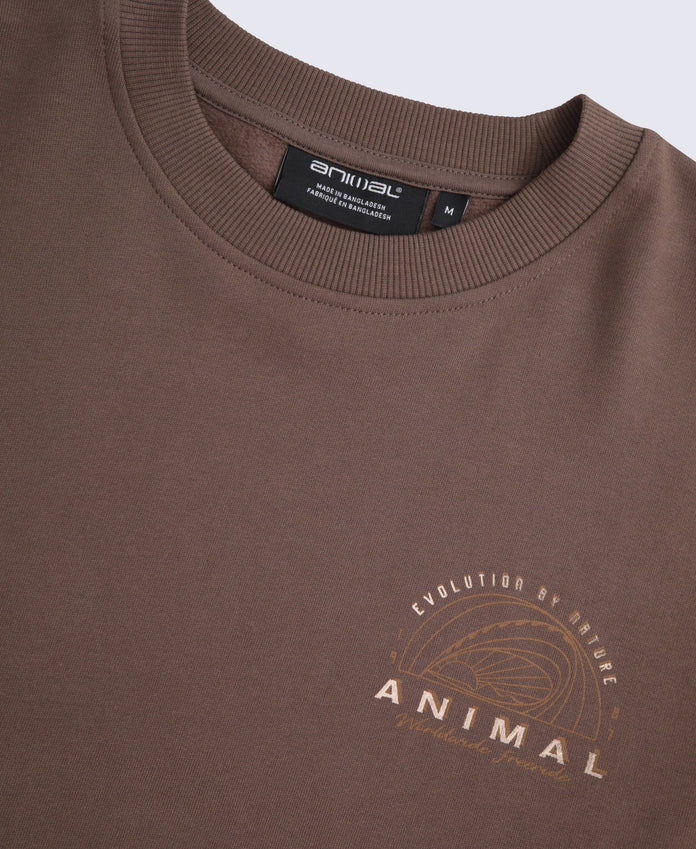 Jonah Mens Sweatshirt - Brown