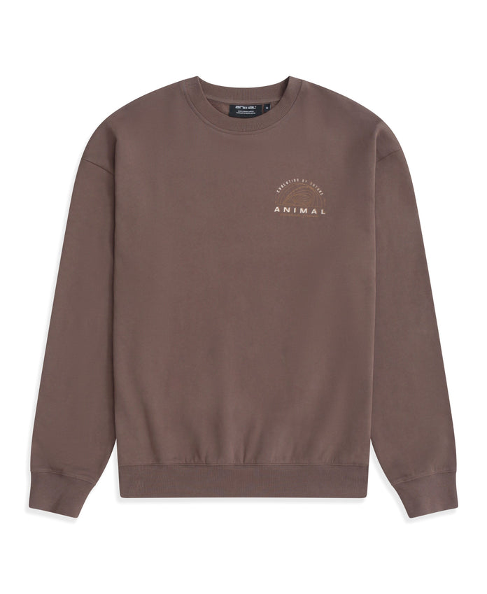 Jonah Mens Sweatshirt - Brown
