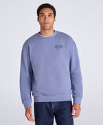 Jonah Mens Drop Shoulder Sweatshirt - Dark Blue