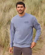 Jonah Mens Drop Shoulder Sweatshirt - Dark Blue