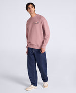 Jonah Mens Drop Shoulder Sweatshirt - Pink