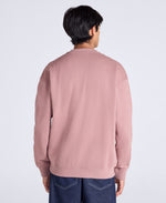 Jonah Mens Drop Shoulder Sweatshirt - Pink