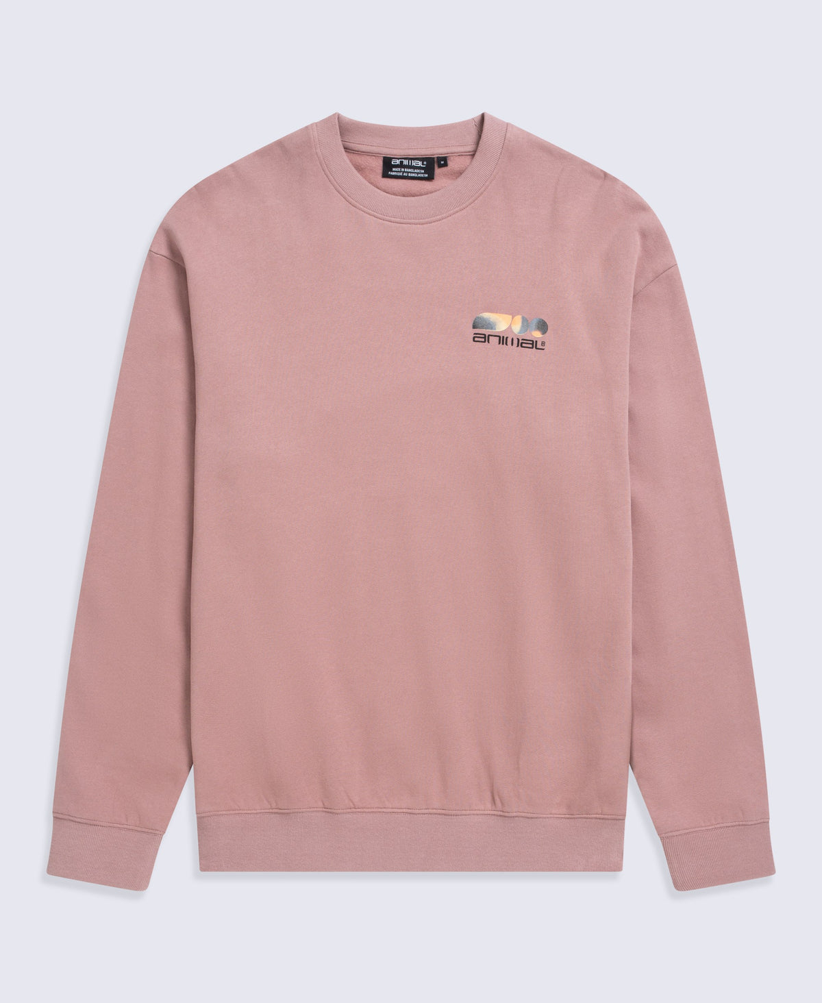Jonah Mens Drop Shoulder Sweatshirt - Pink