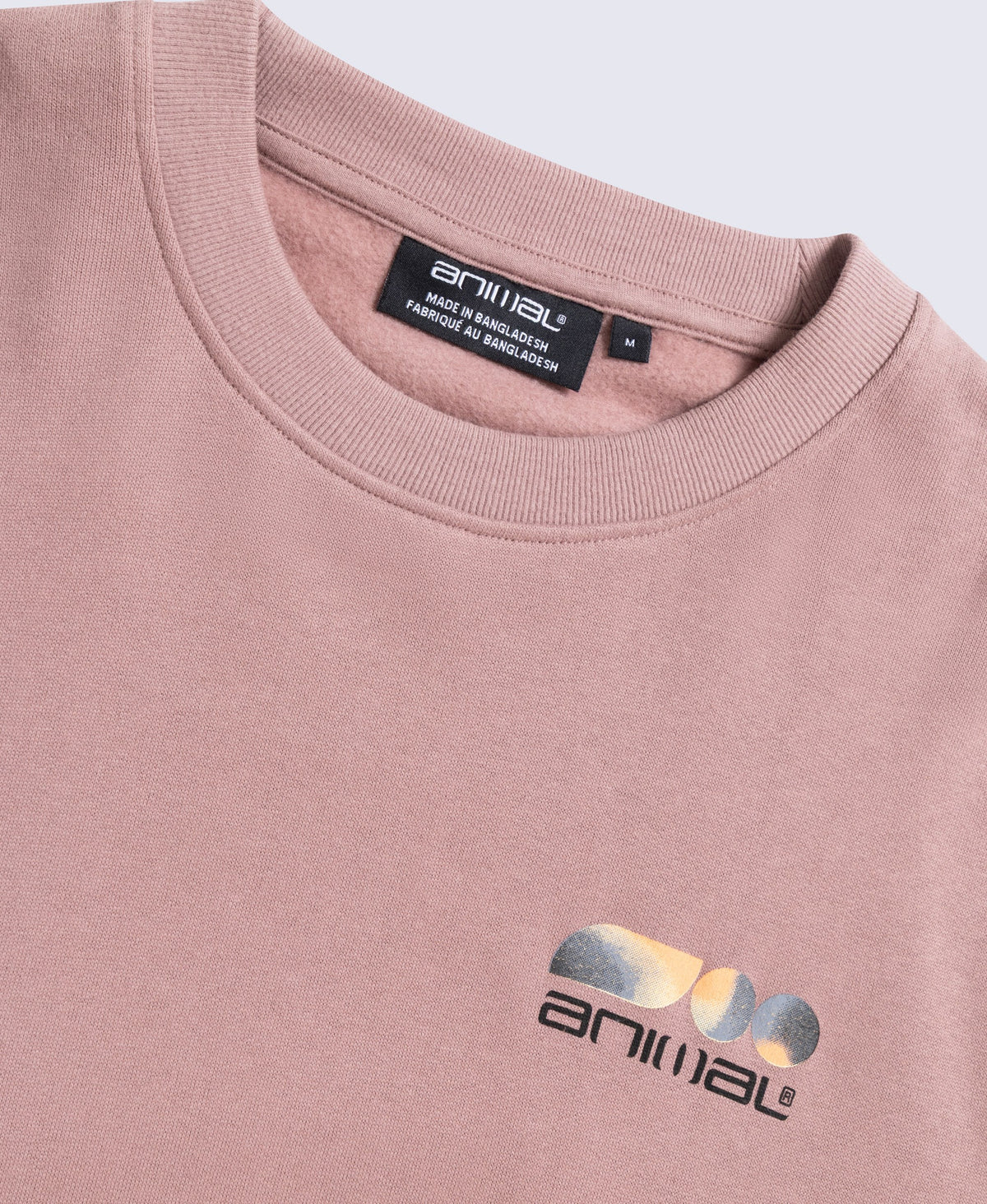Jonah Mens Drop Shoulder Sweatshirt - Pink