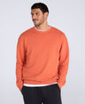 Jonah Mens Drop Shoulder Sweatshirt - Rust