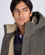 Fistral Mens Padded Jacket - Dark Khaki