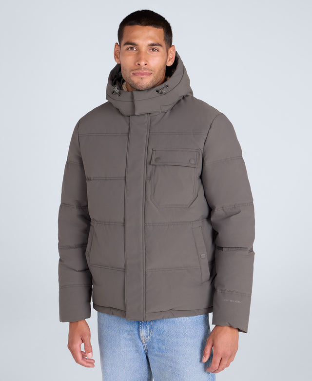 Fistral Mens Padded Jacket - Khaki