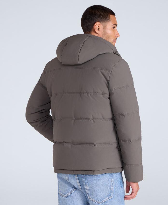 Fistral Mens Padded Jacket - Khaki