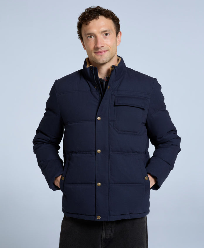 Fistral Mens Padded Jacket - Navy