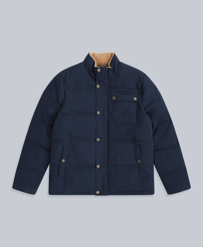Fistral Mens Padded Jacket - Navy