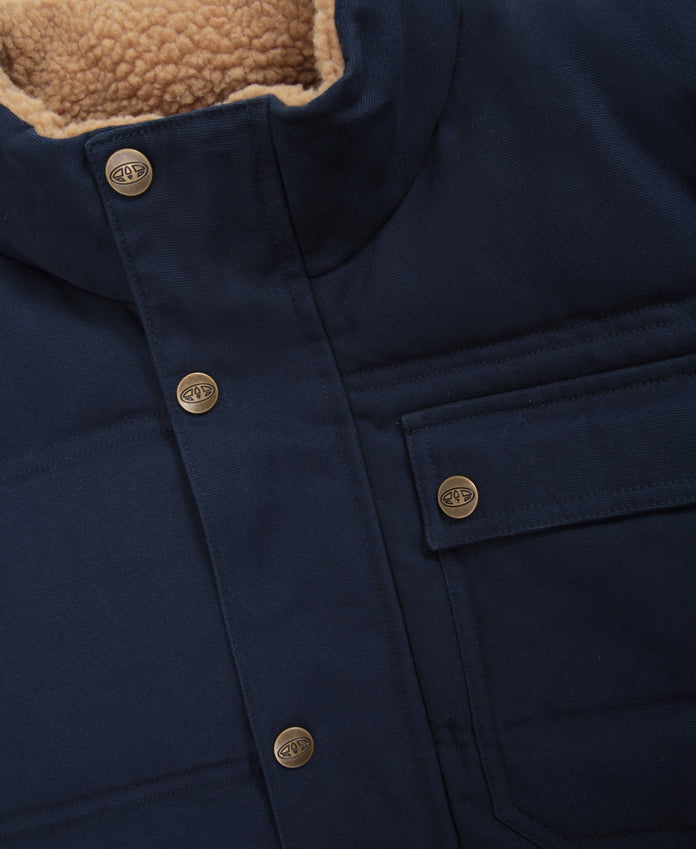 Fistral Mens Padded Jacket - Navy