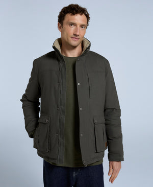 Holkham Mens Utility Jacket - Khaki