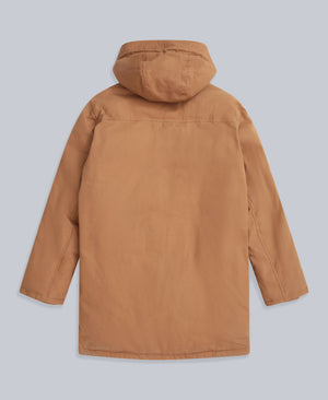 Fistral Mens Borg Lined Parka - Tan