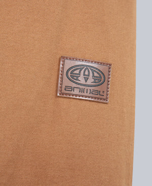 Fistral Mens Borg Lined Parka - Tan