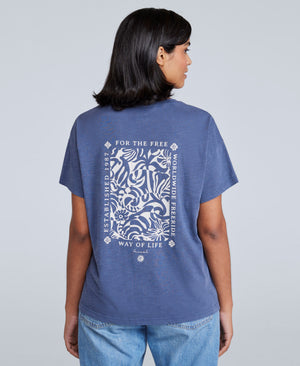 Phoenix Womens T-Shirt - Dark Blue
