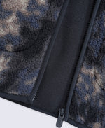Hennie Womens Printed Borg Jacket - Blue