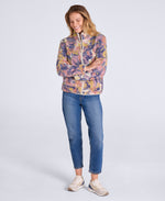 Hennie Womens Printed Borg Jacket - Pale Pink