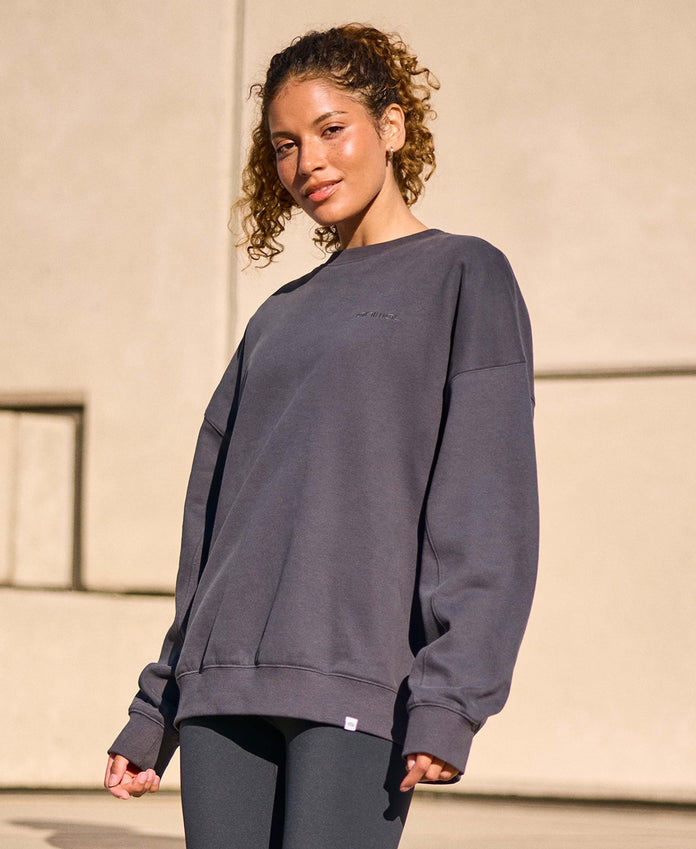 Dakota Womens Sweatshirt - Charcoal