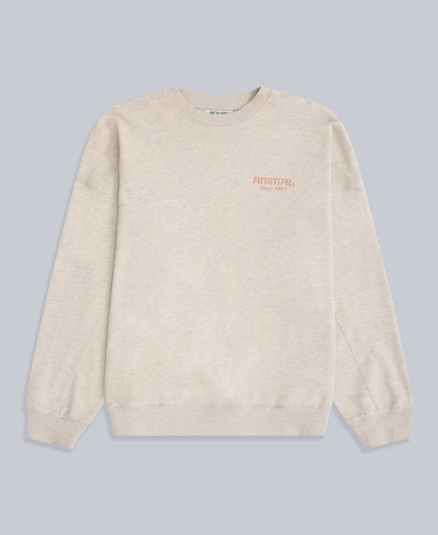 Dakota Womens Sweatshirt - Dark Beige