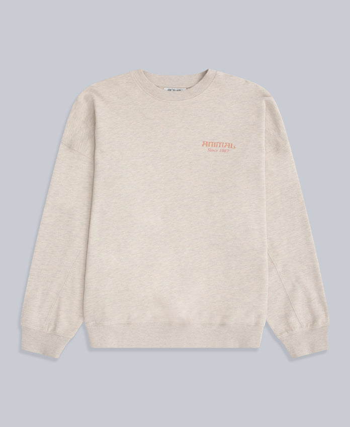 Dakota Womens Sweatshirt - Dark Beige