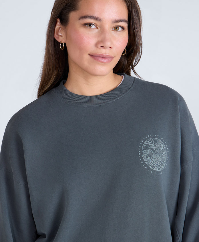 Dakota Womens Sweatshirt - Dark Green