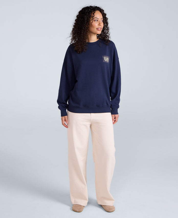 Dakota Womens Sweatshirt - Navy