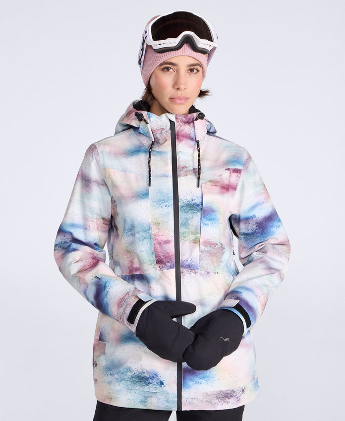 Edge Womens Waterproof Ski Jacket - Pale Pink