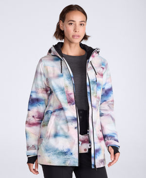Edge Womens Waterproof Ski Jacket - Pale Pink