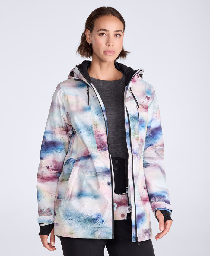 Edge Womens Waterproof Ski Jacket - Pale Pink