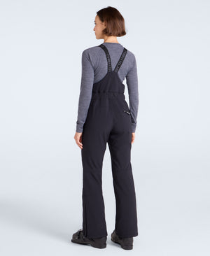Powder Womens Bib Front Ski Pants - Black