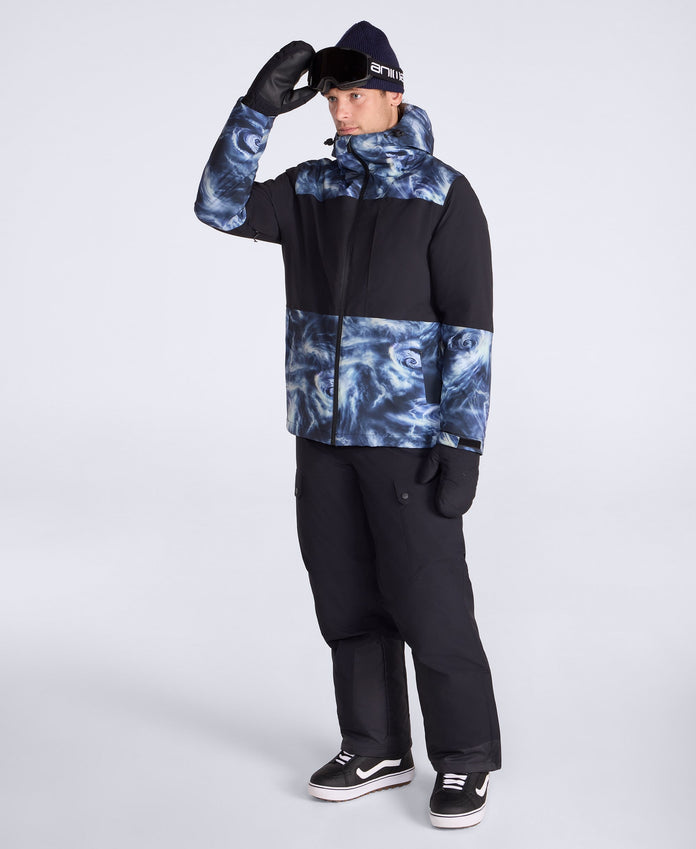 Cruise Mens Waterproof Snow Jacket - Black