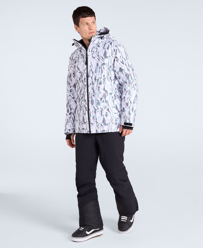 Cruise Mens Snow Jacket - White