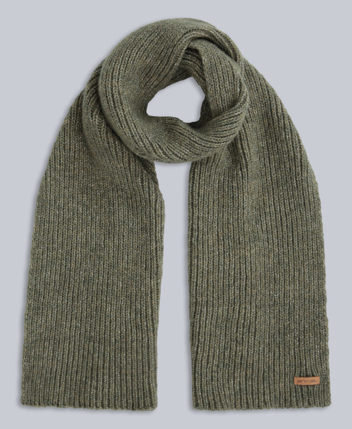 Codi Mens Knit Scarf - Khaki