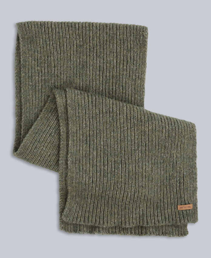Codi Mens Knit Scarf - Khaki