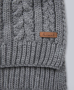 Becky Womens Knit Scarf - Grey
